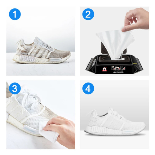 Sneakers Cleaning Wipes Shoe Disposable (80 pcs ))